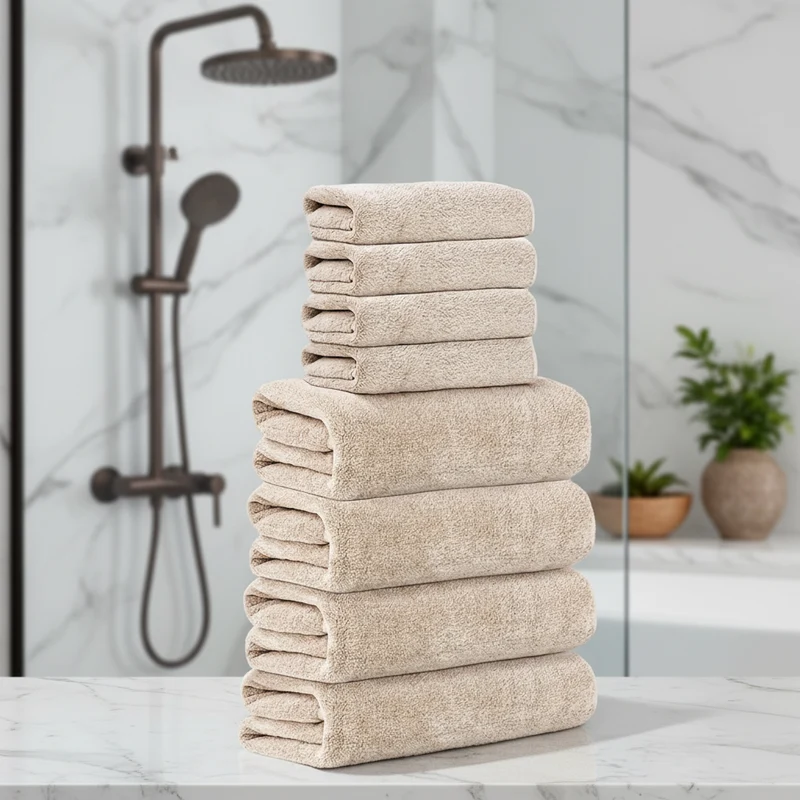 Handtuchset Mit 8 Teilen - BlushTowel