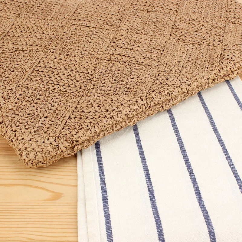 Handtasche mit modernem geometrischem Strickmuster Skanto