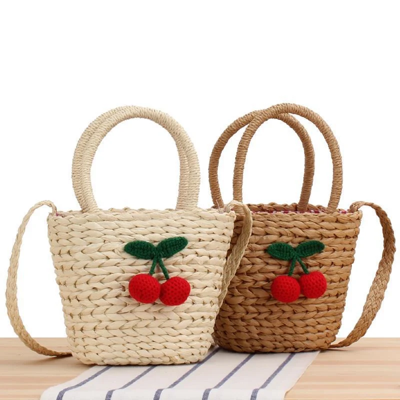 Handtasche mit fruchtigem Häkelmotiv Skanto