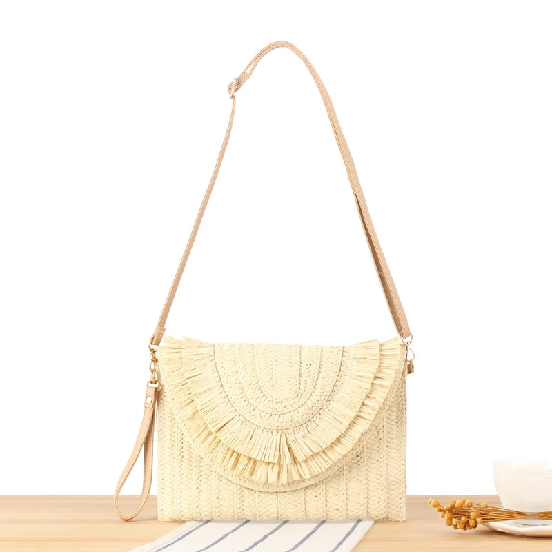 Handtasche mit Fransenverzierung Skanto