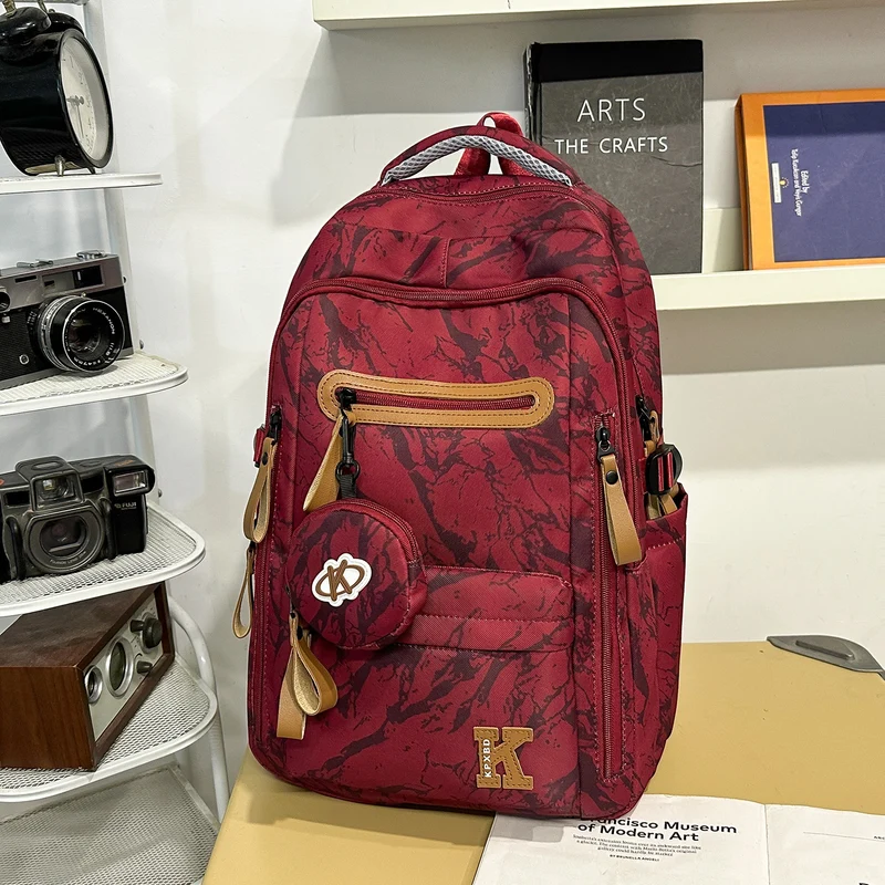 Multifunktionaler Rucksack im Marmor-Design Skanto