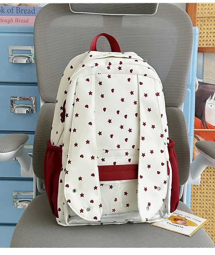 Bequemer Schulrucksack mit Sternenmuster Skanto