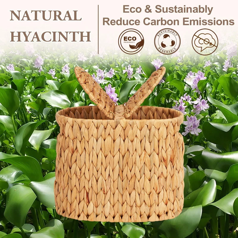 Handgefertigter Gewebter Naturfaser Serviettenhalter Brehn
