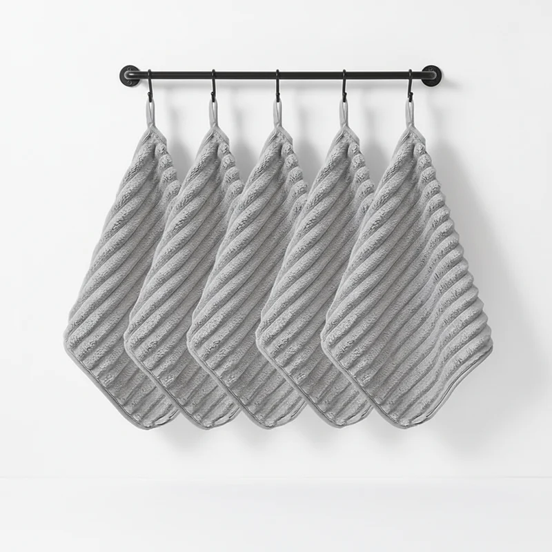 Vintage Gestreiftes Handtuch Set - VintageCloth
