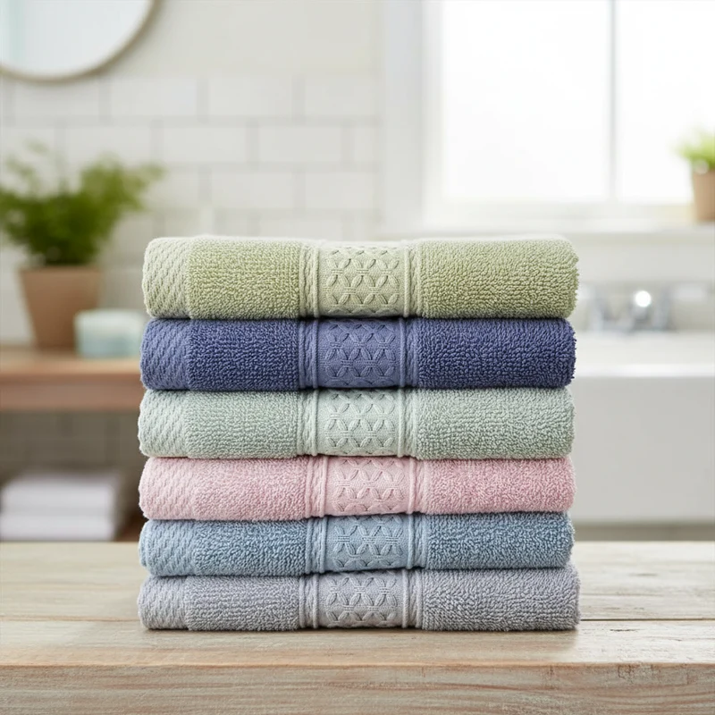 Sechsteiliges Handtuchset - WashClothSet