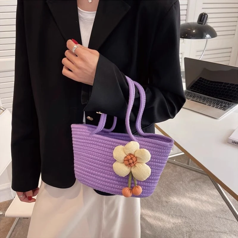Dekorative Geflochtene Strohtasche Brehn