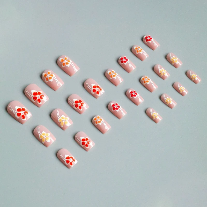 Floral Acryl-Nagelkunst-Design-Set 1790958182