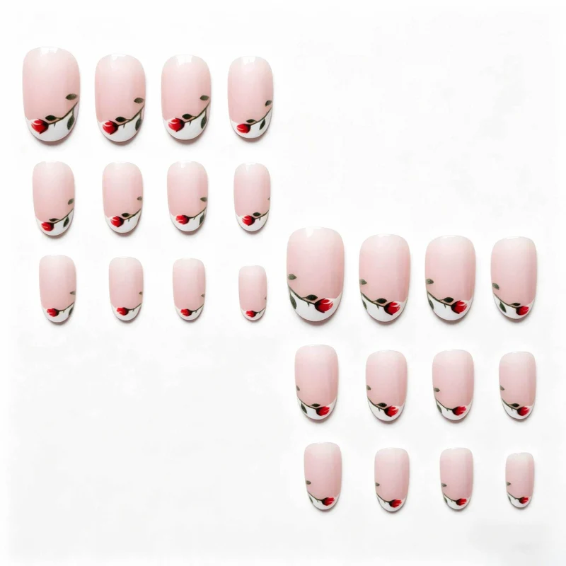 Floral Accent Nail Art Set