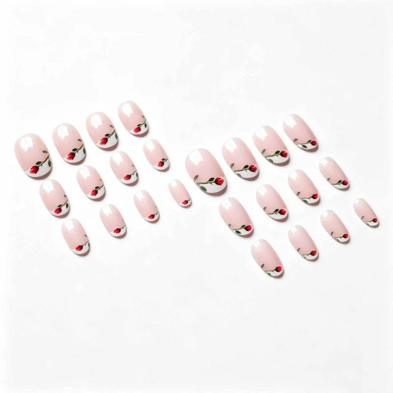 Floral Accent Nail Art Set