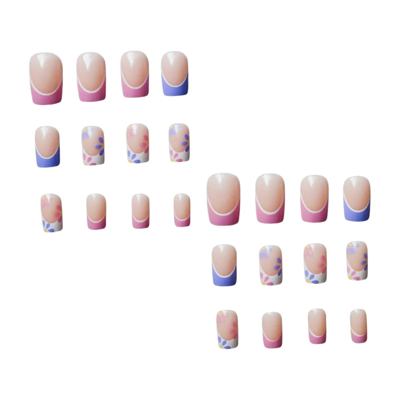Florale Akzent Nagelkunstset