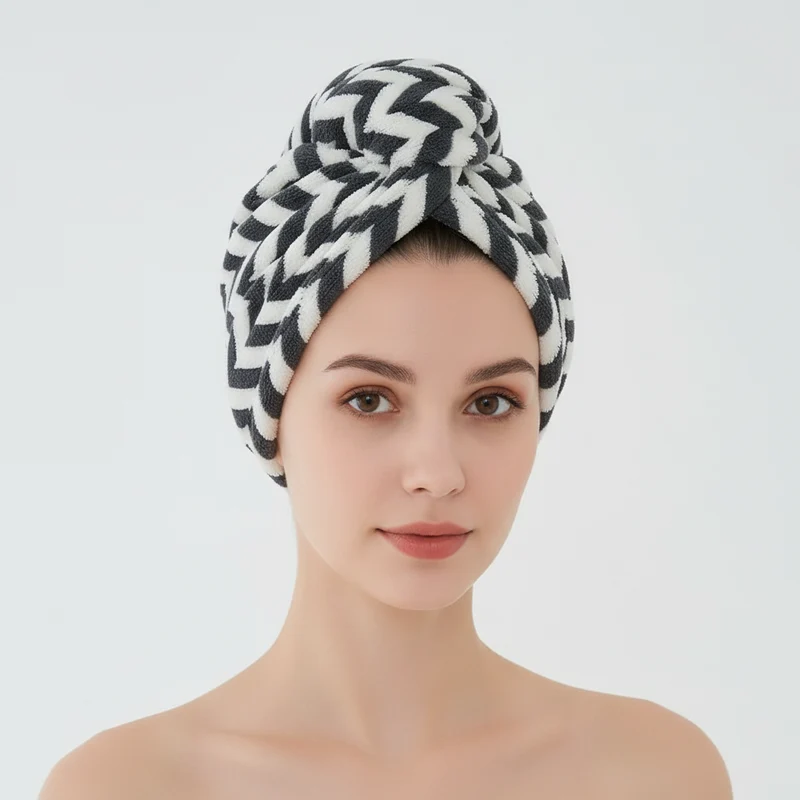 Übergröße Turban Handtuch - StripeTowel