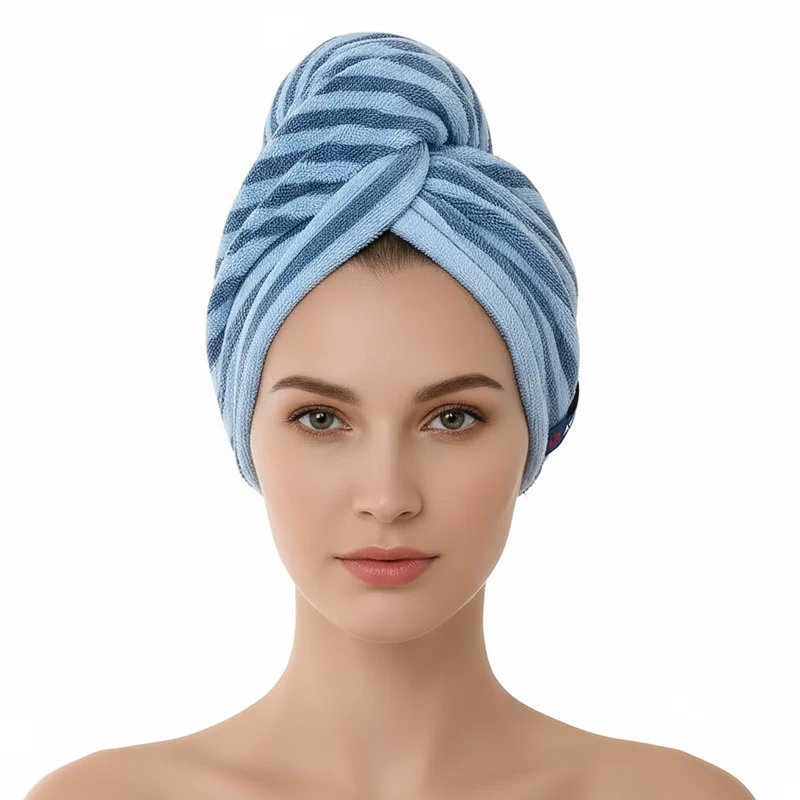 Übergröße Turban Handtuch - StripeTowel