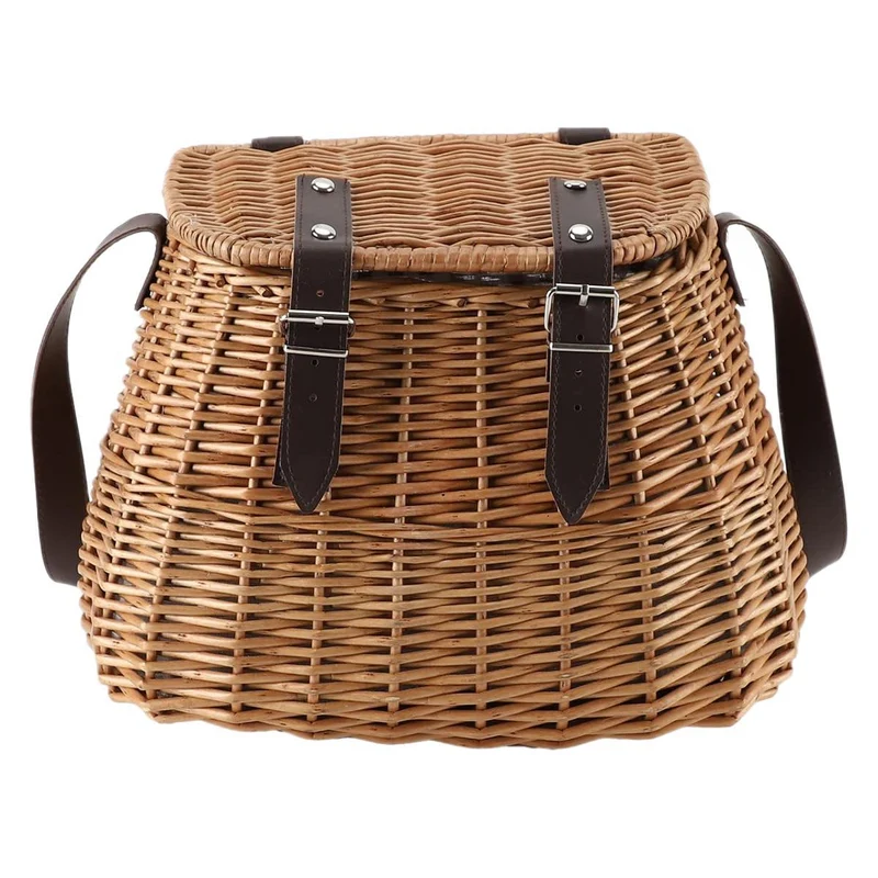 Stilvolle Gewebte Bucket Bag Brehn