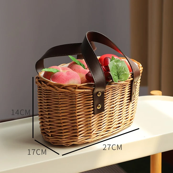 Stilvolle Gewebte Bucket Bag Brehn