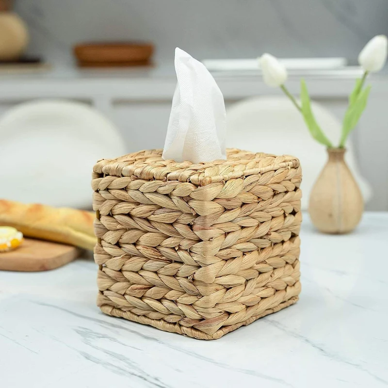 Naturfaser Gewebebox Halter Brehn