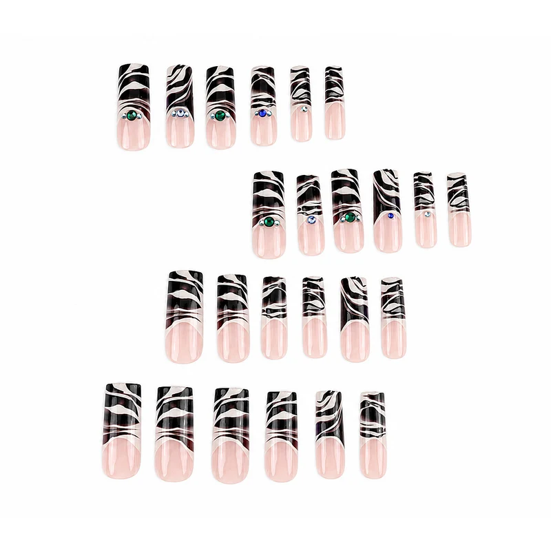 Glamorous Kunstvoll Druck-Augen Nageldesign