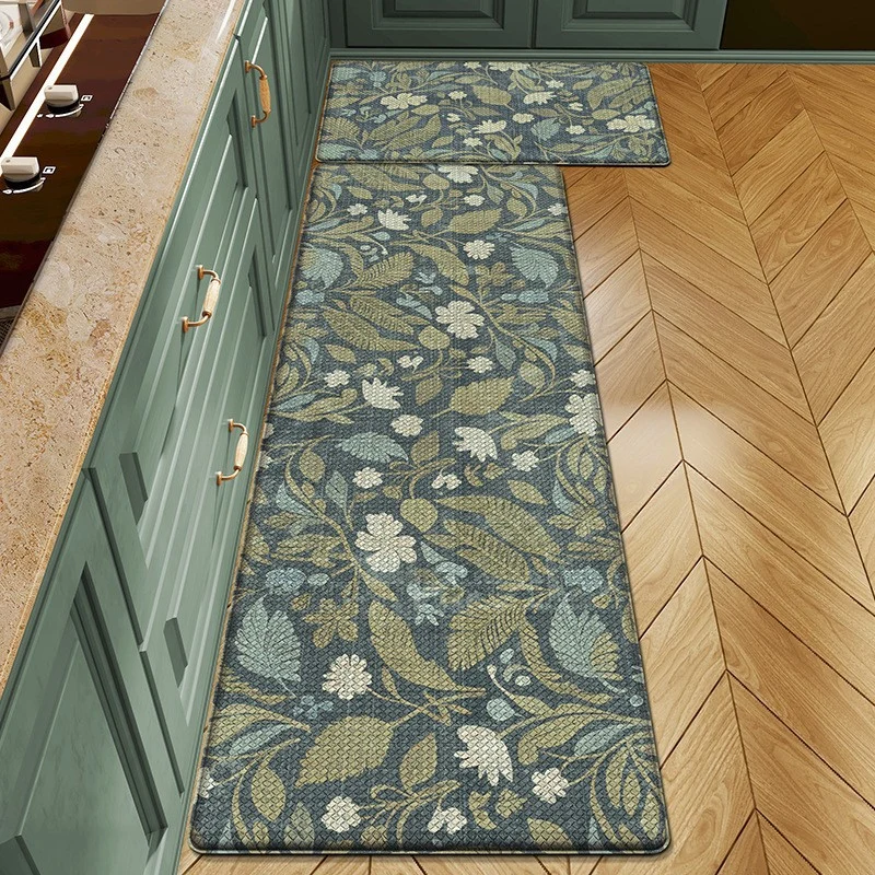 Blumenmuster Küchenteppich