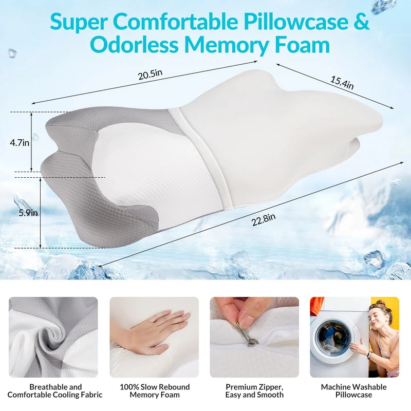 Ergonomische Komfort-Kopfstütze Skanto