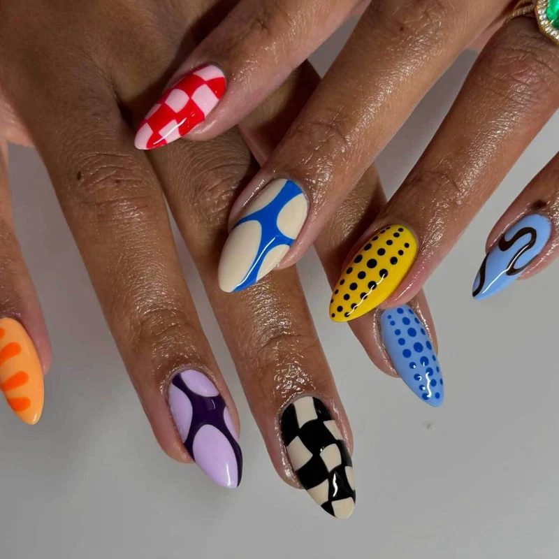 Kreatives Geometrisches Nagelkunstset
