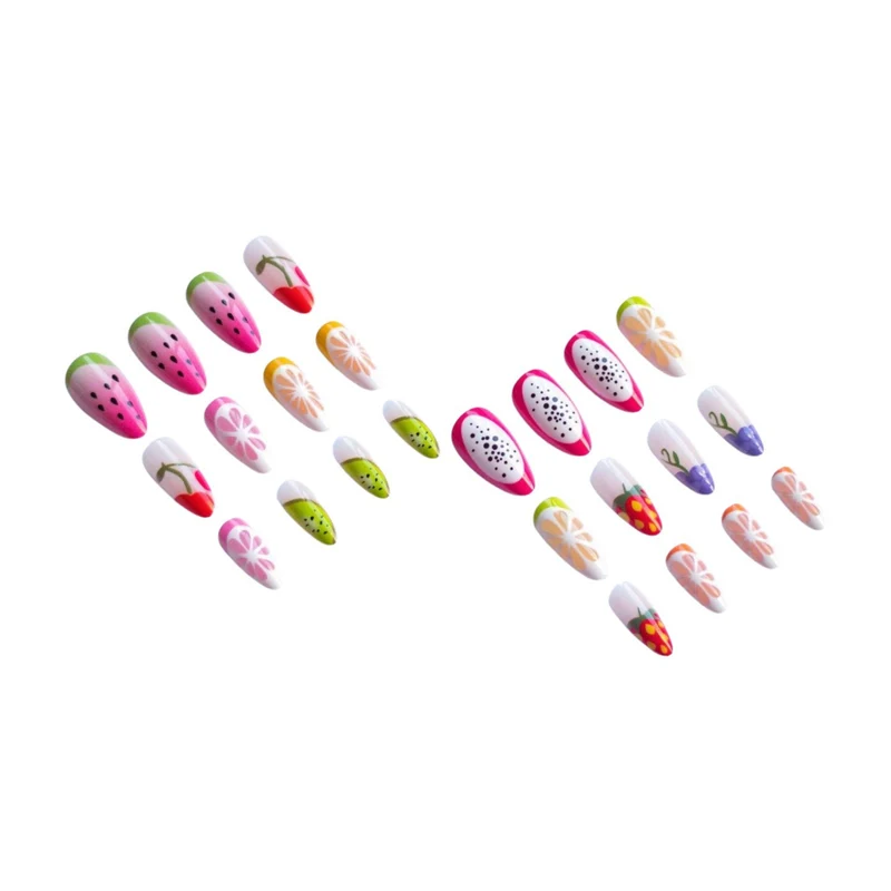 Kreatives fruchtbezogenes Nagelkunst-Set