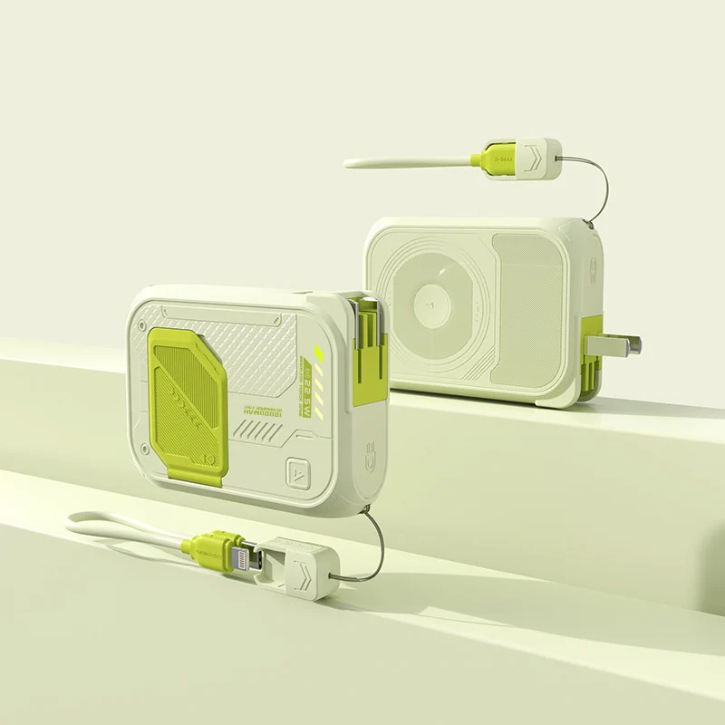 Multifunktions-Powerbank mit integrierten Schnellladeanschlüssen Skanto