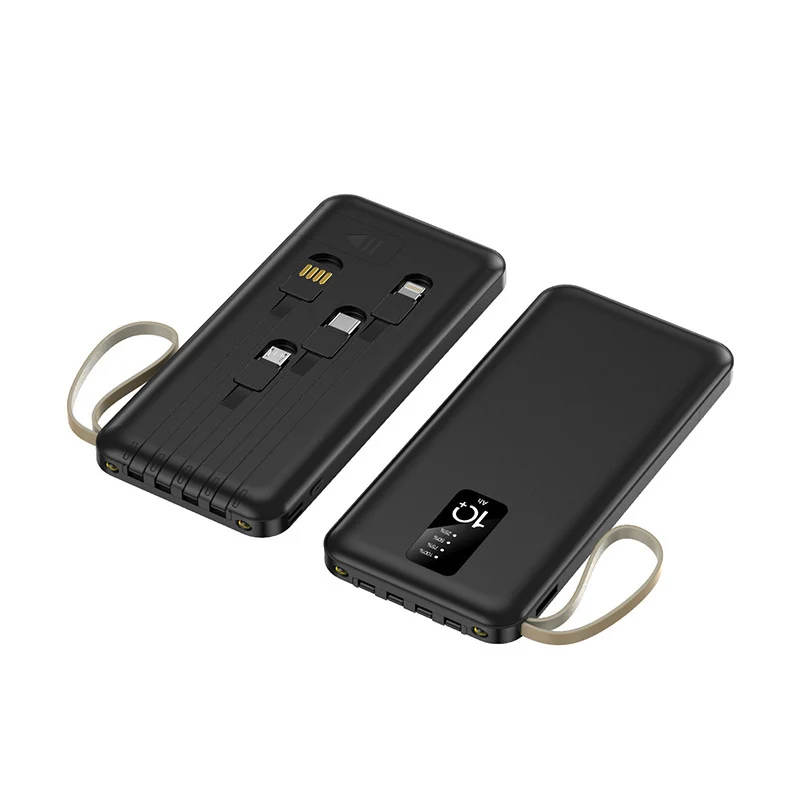 Multifunktionale Powerbank mit integriertem Kabelsystem Skanto