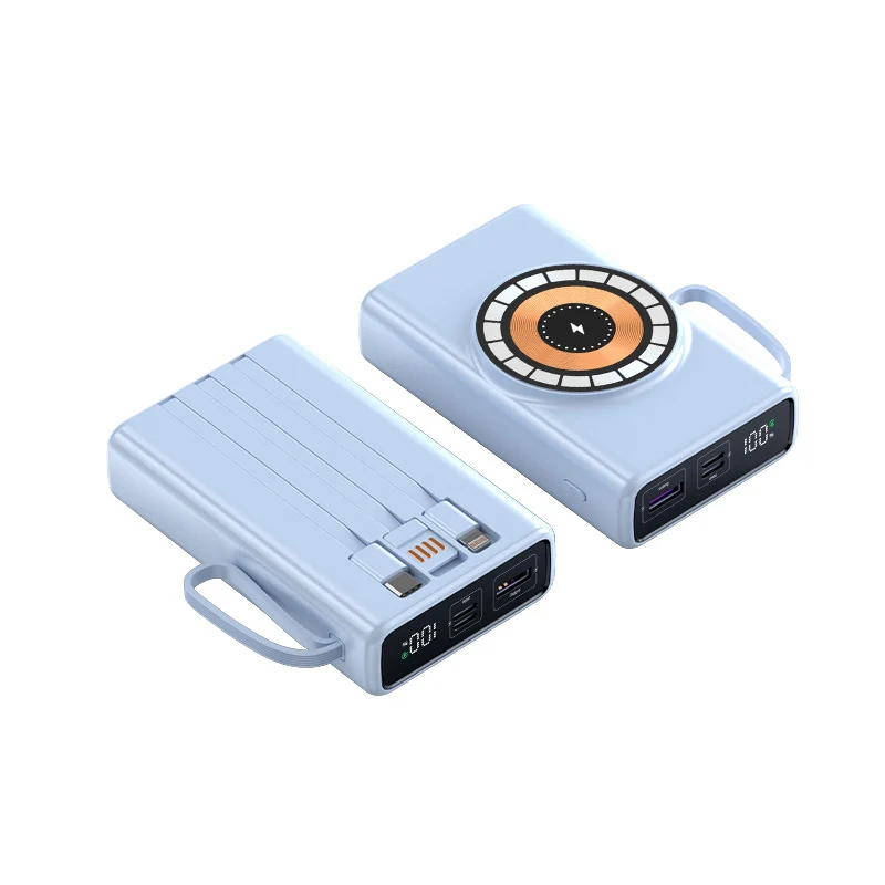 Multifunktionale Powerbank mit kabelloser Ladefunktion Skanto