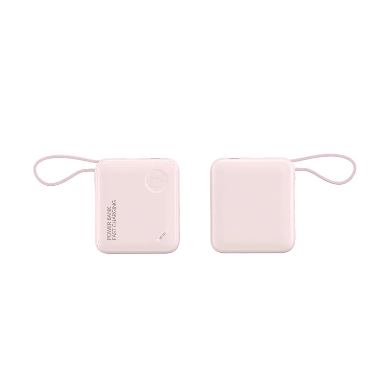 Kompakte Powerbank mit Schnellladefunktion und Trageschlaufe Skanto