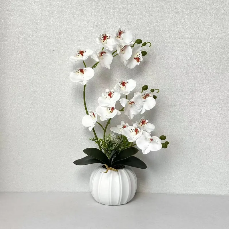 Elegante künstliche Orchideenblütenarrangement