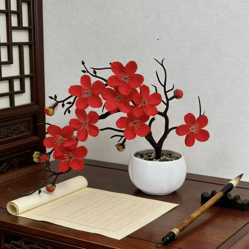 Elegante dekorative Blumenbaumarrangement für die Wohnkultur