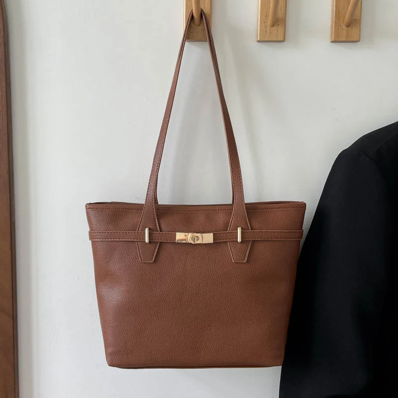Stylische Strukturierte Tote Bag