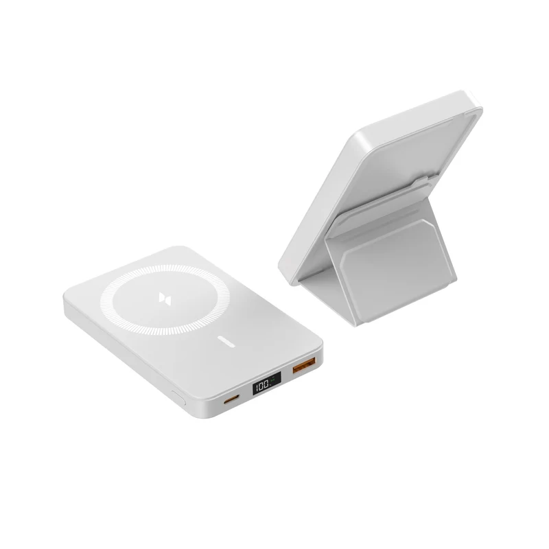 Magnetische kabellose Powerbank mit integriertem Ständer Skanto