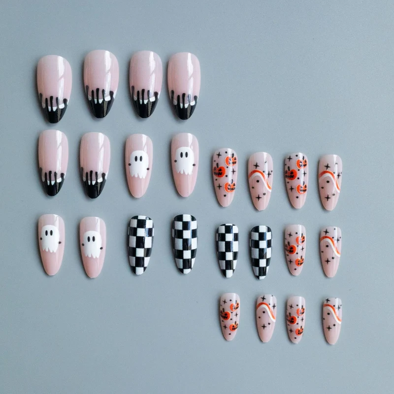 Kreatives Halloween-Themen Nagelkunst-Set