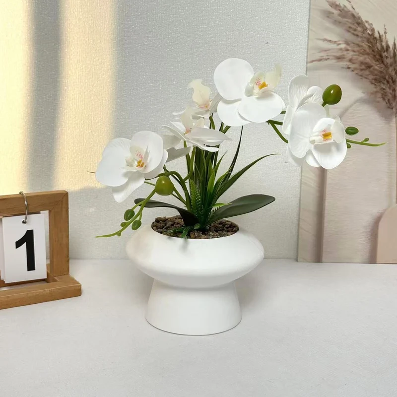 Elegante künstliche Orchideen-Blumenarrangement