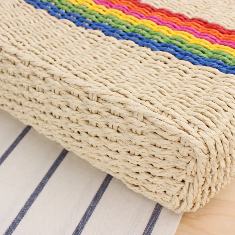 Bunte Korbtasche mit einzigartigen Details Skanto