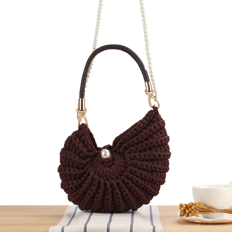 Abendtasche mit Perlenhenkel Skanto