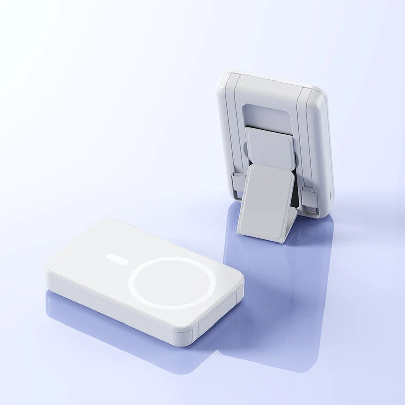 Tragbare kabellose Powerbank mit integriertem Ständer Skanto