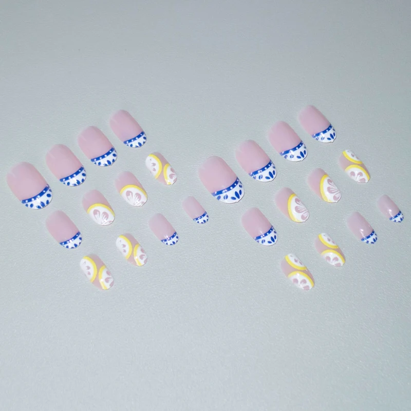 Zitrus-inspiriertes Nagelkunst-Kit