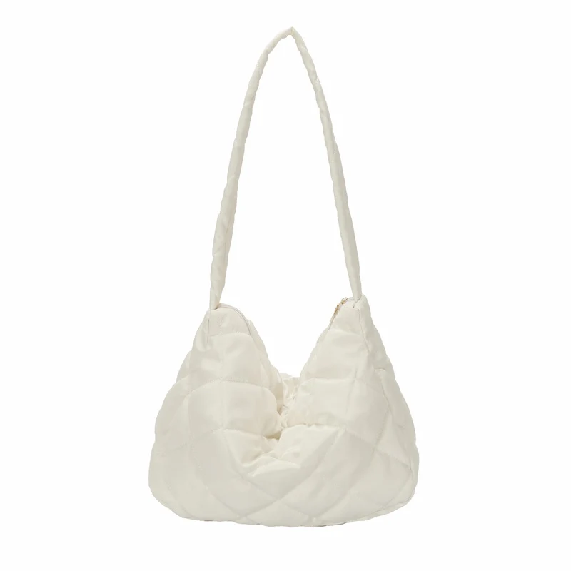 Gepolsterte Hobo-Handtasche