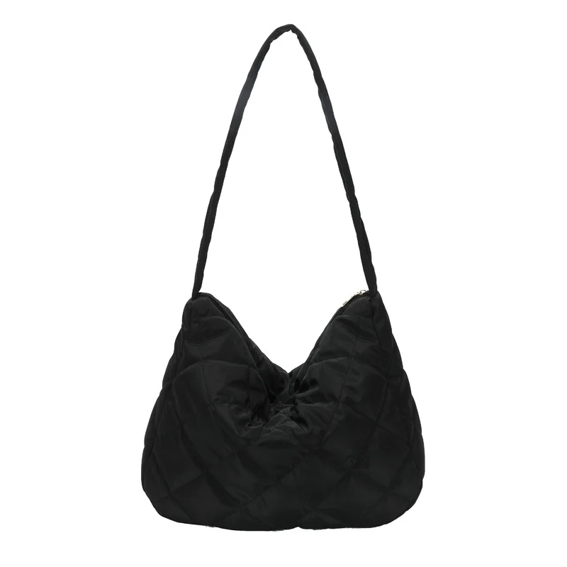 Gepolsterte Hobo-Handtasche