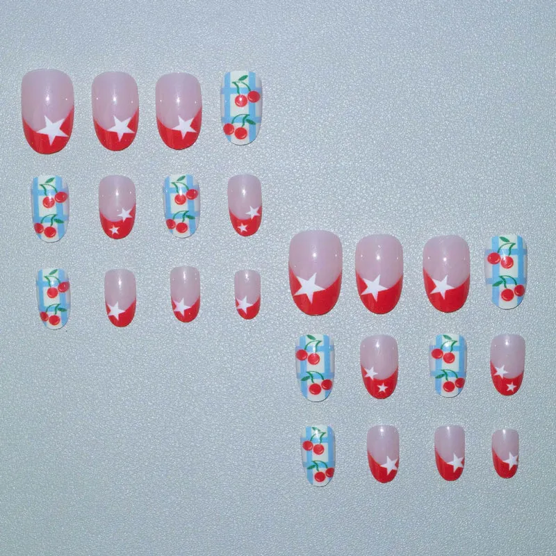 Kirschblüten-Themen-Nagelkunst-Set