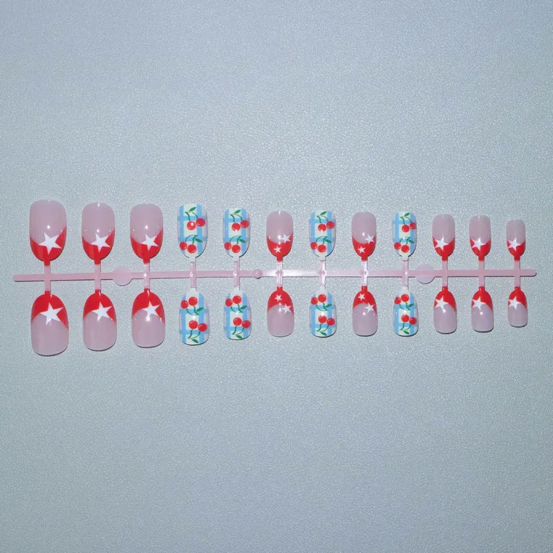 Kirschblüten-Themen-Nagelkunst-Set