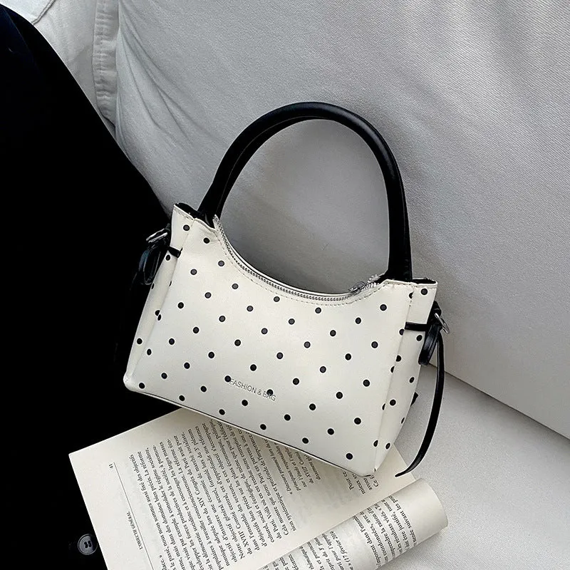 Premium Polka Dot Mini Handtas