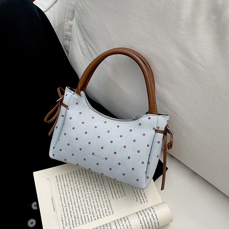 Premium Polka Dot Mini Handtas