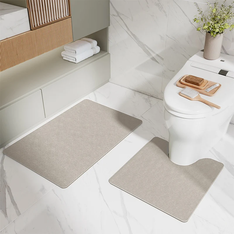 Weiches saugfähiges Badezimmermatten-Set