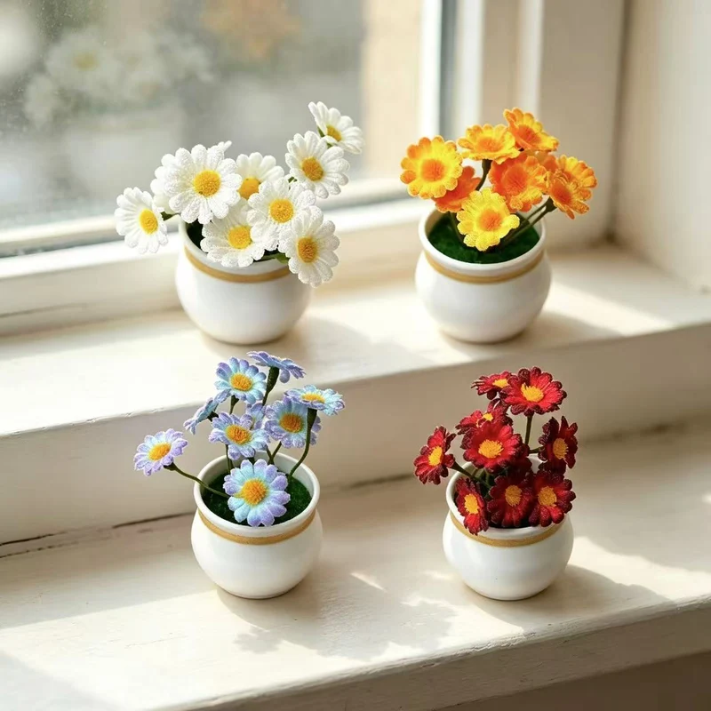 Dekorative Gänseblümchen-Anordnung