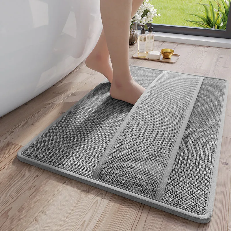 Schnelltrocknende saugfähige Badematte