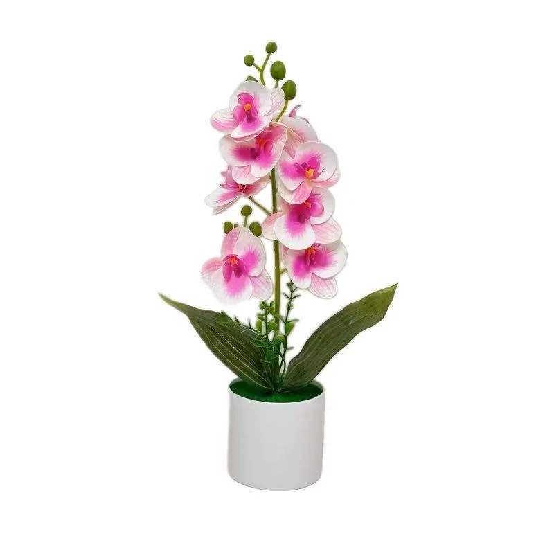 Dekorative künstliche Orchideenarrangement für Tischdeko