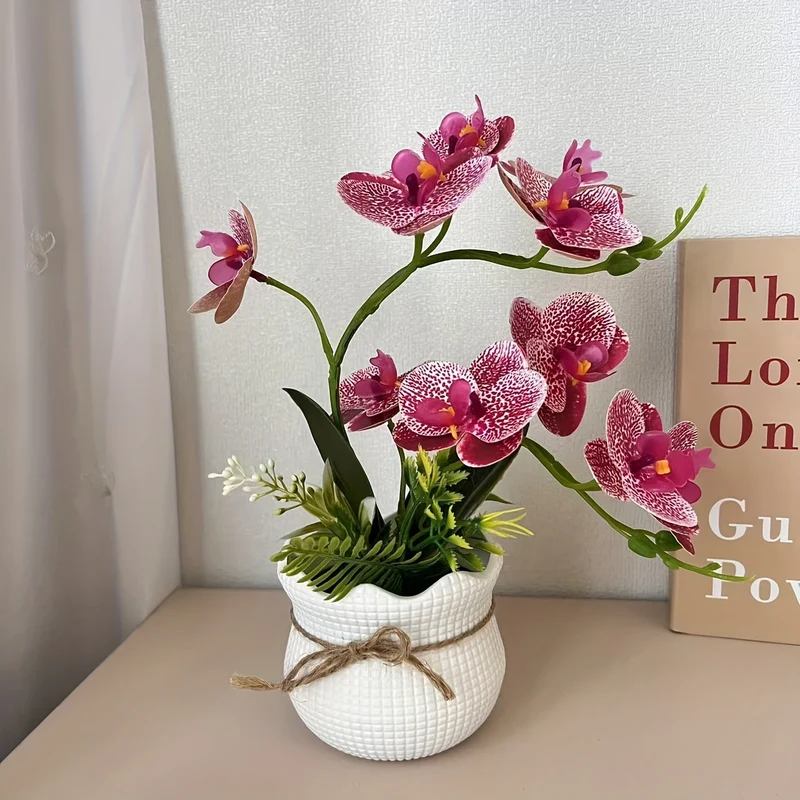 Dekorative künstliche Orchideenarrangement 1790480695 für Wohnkultur