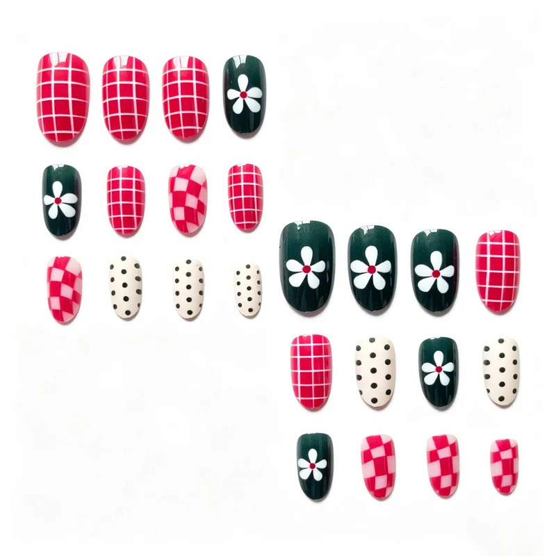 Künstlerisches Multi-Muster Nagelkunst-Set